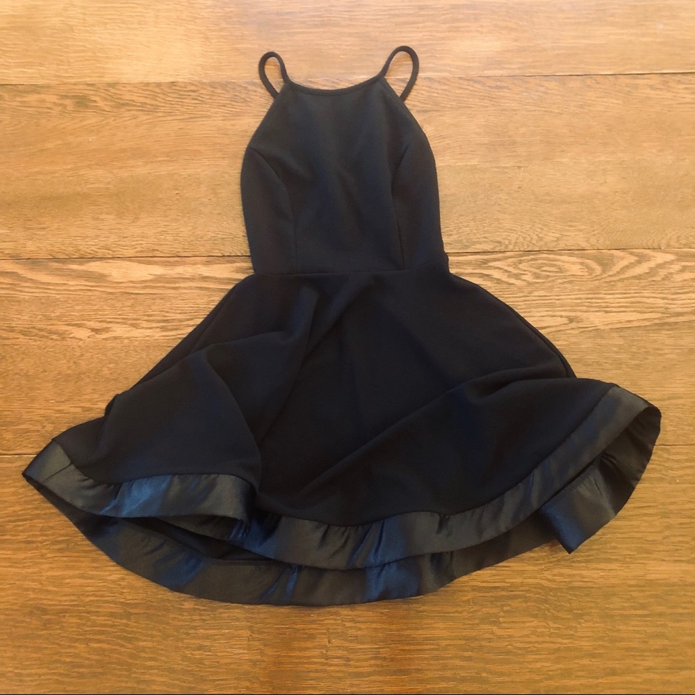 EUC! Little Black Skater Dress